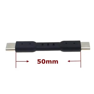 Pour E1DA 9038D DAC périphérique USB C câble de charge synchrone à 180 degrés OTG Type C câble adaptateur mâle à mâle pour <span class=keywords><strong>Samsung</strong></span> <span class=keywords><strong>SSD</strong></span> T5 - Product Image 4