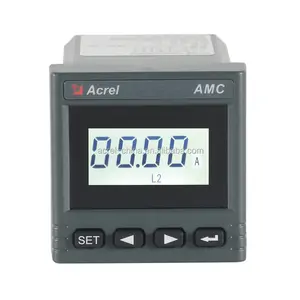 Medidor digital de corrente de painel trifásico AMC48L-AI3, medidor de corrente ac/lcd 48*48mm de tamanho pequeno