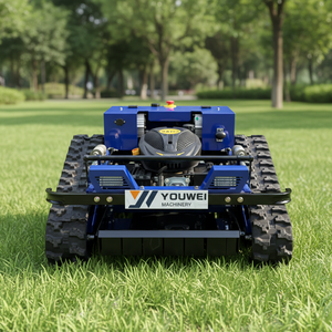 Livraison gratuite, <span class=keywords><strong>tondeuse</strong></span> à gazon robotisée télécommandée tout-terrain homologuée CE EPA, avec lame à neige - Product Image 2