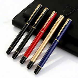 Bolígrafos de Gel Metálicos de Alta Gama Promocionales al por Mayor, Bolígrafos de Firma Delgados de Lujo con Logotipo Personalizado, Adecuados para Publicidad Corporativa - Product Image 1