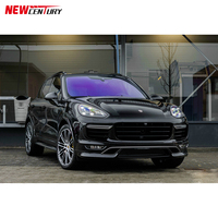 Kit carrosserie large modifié pour Porsche Cayenne 958.2 (2015-2017) avec lèvres avant et arrière.