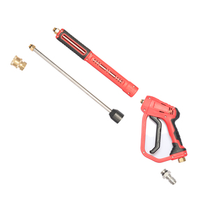 Pistola <span class=keywords><strong>de</strong></span> <span class=keywords><strong>Lavado</strong></span> a Presión <span class=keywords><strong>Manual</strong></span> Eléctrica <span class=keywords><strong>de</strong></span> 4000 psi con Varilla <span class=keywords><strong>de</strong></span> Extensión Roja <span class=keywords><strong>de</strong></span> Acero Inoxidable para <span class=keywords><strong>Lavado</strong></span> <span class=keywords><strong>de</strong></span> Autos - Product Image 1