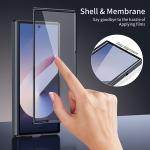 Estuche rígido mate a prueba de golpes para teléfono con bisagra Protector de pantalla Estuche plegable para teléfono celular para Samsung Galaxy Z Fold <span class=keywords><strong>7</strong></span> 5G Estuches - Product Image 2