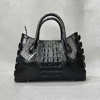 Sacs en cuir véritable de haute qualité avec logo personnalisé, sacs en cuir de crocodile véritable, sac à bandoulière décontracté pour femmes, fermeture éclair à sangle unique