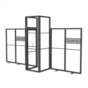 3x6 tùy chỉnh hiện đại triển lãm thương mại triển lãm Booth <span class=keywords><strong>Display</strong></span> với khung TV - Product Image 4