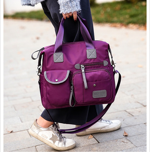 Sacs à main pour femmes, sac à main en nylon imperméable grande capacité, sac à bandoulière pour le shopping - Product Image 1