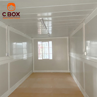 Cbox Maison pliable camouflage avec murs isolés, hébergement temporaire pour campement, maison conteneur modulaire pliable