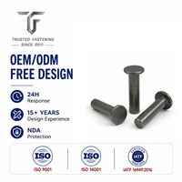 Rivets plats en acier inoxydable TianFang pour armoires de signalisation ferroviaire, finition passivée, contrôle qualité et approvisionnement en vrac