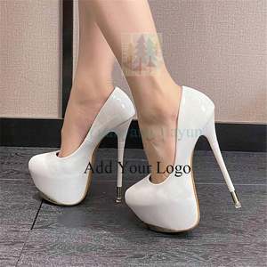 <span class=keywords><strong>Zapatos</strong></span> de tacón de aguja con punta redonda de metal para mujer, <span class=keywords><strong>zapatos</strong></span> de tacón alto 2023 para mujer - Product Image 3