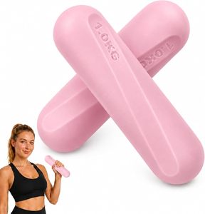 Vente en gros d'haltères en silicone personnalisés avec logo, poids de 1 kg pour chevilles et poignets, tapis de yoga, ensemble de fitness pour la maison, accessoires de Pilates - Product Image 1