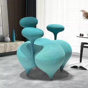 Poltrona in Legno Nordica Minimalista Moderna, Elegante e Unica, Sedia a Palloncino dal <span class=keywords><strong>Design</strong></span> Creativo Speciale, Arredamento per Casa e <span class=keywords><strong>Soggiorno</strong></span> - Product Image 1