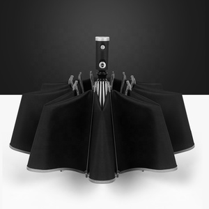 Thiết Kế Mới Chất Lượng Cao Big Size <span class=keywords><strong>Auto</strong></span> Travel Led Light Xử Lý Xếp Gấp Ô - Product Image 2