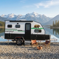 CAMPTR Nouvelle caravane intelligente extensible et pliable, conforme aux normes australiennes, pour voyages en famille, camping-car RV