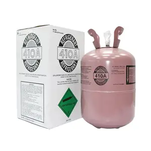 Fornecimento de fábrica de alta pureza 11,3 kg R410a gás refrigerante R-410a refrigerante 25 lb tanque