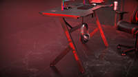 Bureau Gaming PC de Haute Qualité avec Éclairage Latéral LED RGB pour le Bureau et la Maison