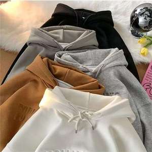 Wholesale High Quality Heavyweight Men Oversized Pullover Hoodie <b>Fleece</b> Lined Unlined Custom Logo Print <b>Thick</b> Wool Hoodies - Product Image 3