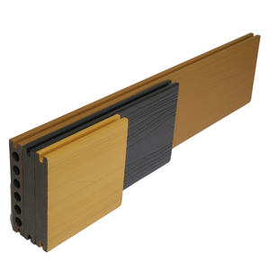 Plancher de terrasse <span class=keywords><strong>en</strong></span> WPC de grande taille, design 3D de haute qualité, <span class=keywords><strong>pour</strong></span> l'extérieur, avec système d'interverrouillage, <span class=keywords><strong>pour</strong></span> le jardin, avec couleur personnalisée - Product Image 2