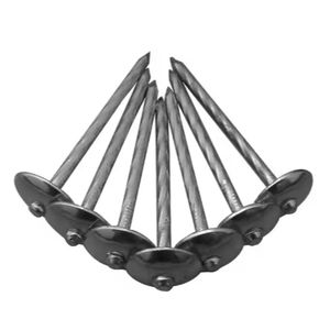 Pregos de Telhado Galvanizados em Estilo Cap com Haste Lisa para Folha de Telhado de Aço Opção Barata - Product Image 3