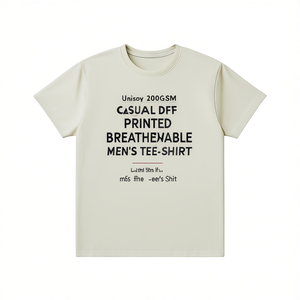 T-Shirt Unisex 210GSM 100% Cotone, Casual con Stampa DTF, Traspirante e Resistente, Maglietta da Uomo - Product Image 2
