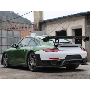 Kit de carrosserie sport en fibre de carbone pour <span class=keywords><strong>Porsche</strong></span> <span class=keywords><strong>911</strong></span> 997.2 (2009-2013) – Pare-chocs avant et arrière, aileron arrière, jupes latérales – Neuf - Product Image 5