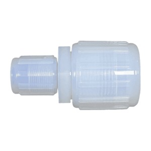 Raccord réducteur PFA 1/2" x 1/4" pour tube à extrémité évasée LT-8TS-4, haute pureté, résistant aux produits chimiques, pour processus humides en semi-conducteurs - Product Image 2