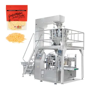 Automatic Grated Cheddar Cheese Food Doypack Packing Machine Premade Bag Shred Cheese Packing Machine