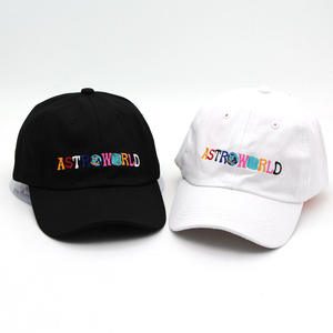 <span class=keywords><strong>Gorra</strong></span> de Béisbol de Algodón sin Estructura con Bordado de Arcoíris de Travis <span class=keywords><strong>Scott</strong></span> Astroworld para Fanáticos del Hip Hop, Perfecta para Streetwear - Product Image 3