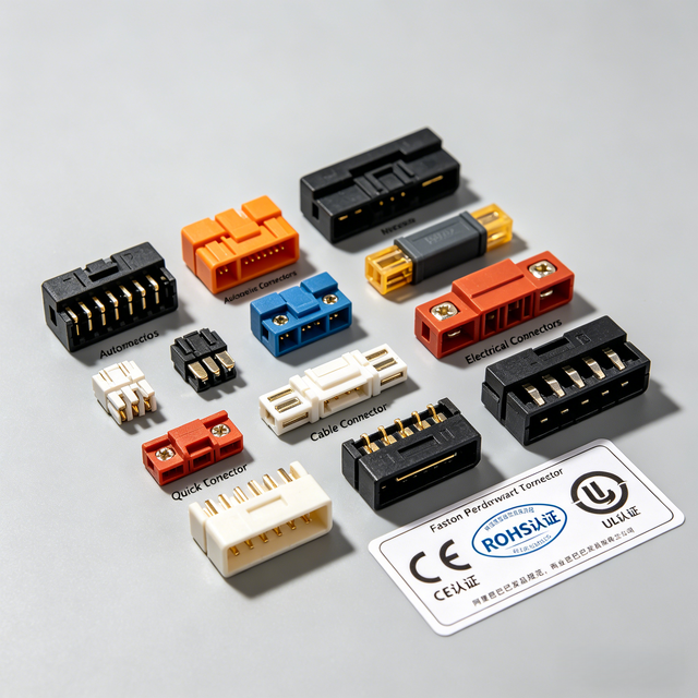 Automotive Electrical Cable Connectors Quick Connectors Faston PCB Connectors