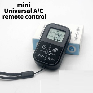 Mini télécommande universelle pour climatiseur domestique KT-05E, compatible avec la plupart des marques de climatiseurs, couleur noir et vert - Product Image 3