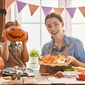 Bamboo Bat Shaped <b>Tray</b> Creative Halloween Dessert Plate For Children Party Serving - Product Image 1