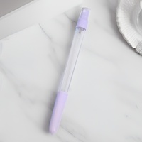 Pulpen Gel Semprot Isi Ulang 2-in-1 Premium Portabel 0.5mm Botol Parfum Sanitizer Tangan untuk Kantor (Seri Pulpen Kerang Laut 17)