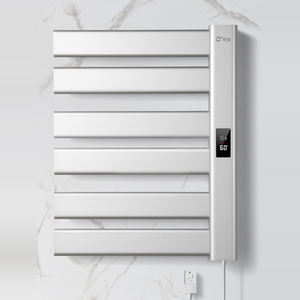 Smart Electric Heated <b>Towel</b> Warmer Wall Mounted 195W Aluminum <b>Towel</b> Rack LED Display 24H Timer APP Control Mihome CN Region - Product Image 5