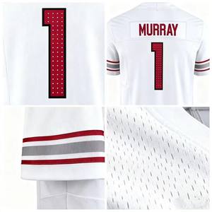 Camiseta de Fútbol Americano Juvenil de Manga Corta, Venta al por Mayor con Emblemas Personalizados y Camiseta de Fanático del Fútbol Americano para Equipos Adultos - Product Image 2