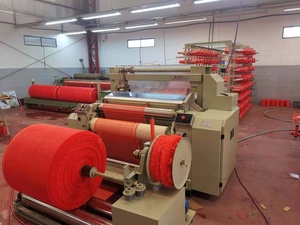 Ligne de production de sacs en maille Leno automatique à grande vitesse Nouveau pour la fabrication de ciment de fruits La <span class=keywords><strong>taille</strong></span> de maille PP réglable comprend la coupe - Product Image 2