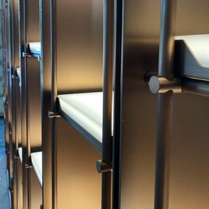 Wall-mounted <strong>Corner</strong> Showcase <strong>Cabinets</strong> Stainless Steel Frame Acrylic Shelves Modern Wine Bar <strong>Cabinet</strong> <strong>for</strong> House Living Room - Product Image 4