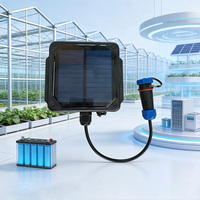 Capteur de conductivité du sol intelligent, écologique, multi-fréquence, alimenté par énergie solaire LoRa, 0-10000μS/cm, testeur d'humidité du sol 3-en-1