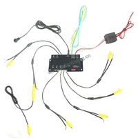 4 canaux affichage partagé commutateur vidéo boîte de commande de caméra système DVR de dashcam de voiture XY-6029