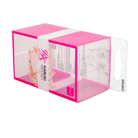 Colgador personalizado de plástico para maquillaje, Crema de cuidado plegable de acetato, paquete de cosméticos, caja de regalo, venta al por mayor