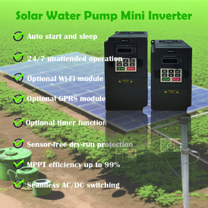 อินเวอร์เตอร์ VFD 220V VFD แบบมินิแบบเฟสเดียวถึง3เฟส0.75kw ตัวแปลง VFD และตัวแปลง50/60Hz สำหรับปั๊ม varador de FD - Product Image 2