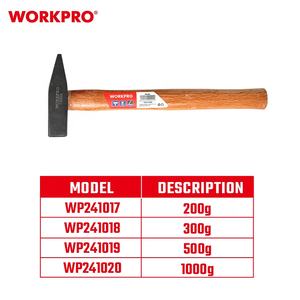 WORKPRO Martillo de <span class=keywords><strong>maquinista</strong></span> de 500G con mango de madera dura Acero forjado para fabricación de metal Trabajo de remache de cincelado - Product Image 6