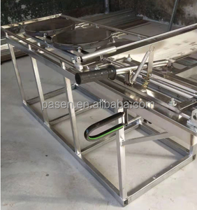Automatico piatto arabo pane che fa la <span class=keywords><strong>macchina</strong></span> Al Forno piatto <span class=keywords><strong>pancake</strong></span> maker spinta a mano dosa <span class=keywords><strong>macchina</strong></span> di cottura - Product Image 3