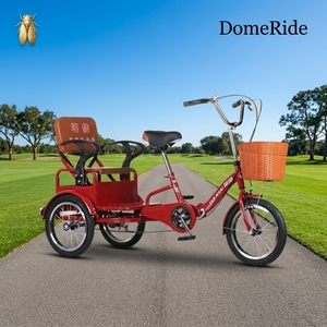 Vélo cargo à une vitesse Cicada JMC_XT-90 pour adultes, tricycle en acier carbone de 20 pouces avec 1 vitesse, capacité de charge de 150 kg - Product Image 2