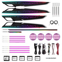 Kit d'éclairage d'ambiance intérieur LED Symphony 256 couleurs pour BMW X5 X6 F15 F16 2015-2019, accessoires de décoration