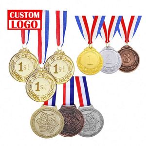 Médaille personnalisée avec logo 3D de fabrication de conception bon marché Médaille personnalisée de haut profil - Product Image 5