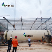 Nouvel équipement de pulpage Yunda Drum Pulper 30-500t/jour, économe en énergie, 380V, SS304, blanc, origine Henan, motoréducteur contrôlé par PLC