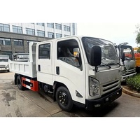 Camion à benne basculante Jmc 5t Payload 4X2 double cabine pour le transport de marchandises