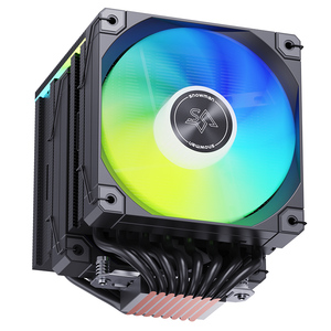Bonhomme de neige ARGB radiateur refroidisseur de processeur avec dissipateur thermique en cuivre et aluminium 8 caloducs 120mm adressable <span class=keywords><strong>RGB</strong></span> ventilateur Compatible - Product Image 1