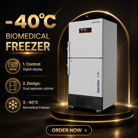 Congélateur vertical HARON 518L ULT -40°C ° Congélateur biomédical C avec deux compartiments indépendants pour usage en laboratoire et en milieu hospitalier