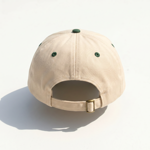 OEM Custom 6 Panel Embroidery Logo Green Baseball <b>Caps</b> Washed Cotton Unstructured Dad <b>Hats</b> - Product Image 5