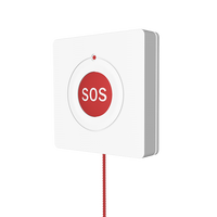 LAB5 Système d'appel d'infirmière et de patient hospitalisé Bouton de panique SOS sans fil LoRa avec produit de mise en réseau de communication d'alarme d'urgence